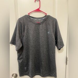 Champion Men's Dark Gray Short Sleeve Tee